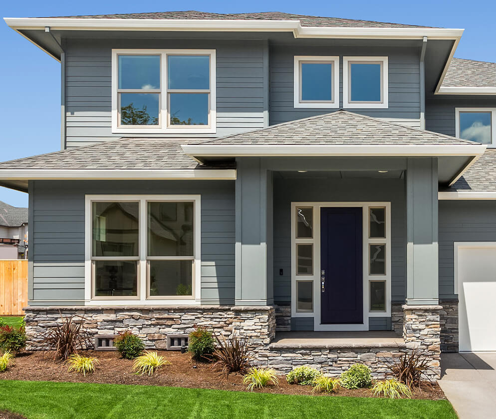 house with work completed by Interstate Roofing in Clackamas