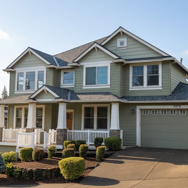 Residential home in Happy Valley with new roof installation