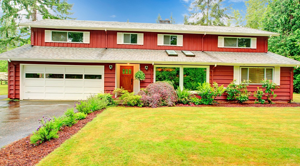 Two-story residential roofing system